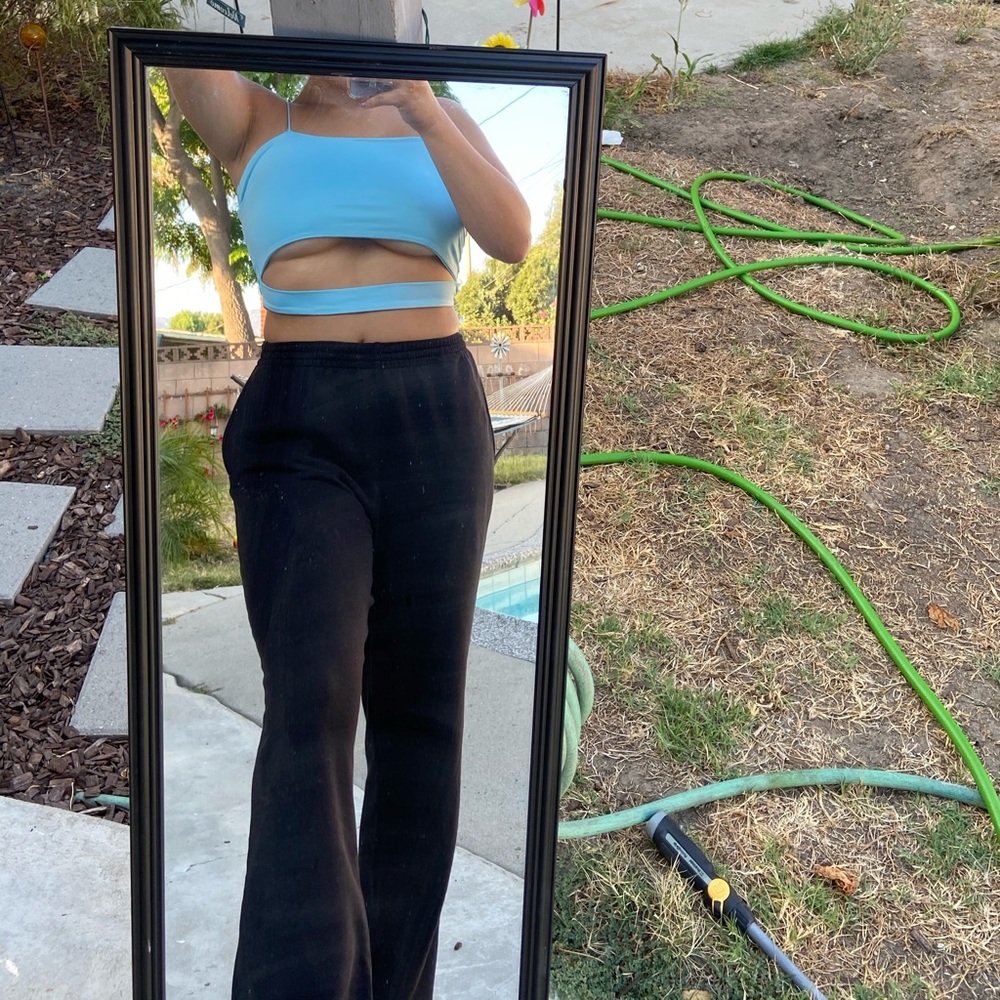 Shein blue top
